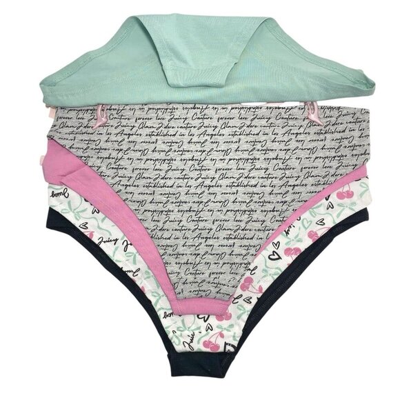 Juicy Couture Bikini Underwear Cotton Panty 5pc Set NWT Size XL - Picture 4 of 7
